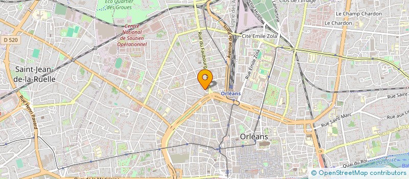 localisation de l'entreprise SOCIETE SCANNER ORLEANS CENTRE à ORLEANS