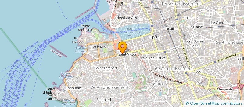 localisation de l'entreprise SOCIETE SCARDIGLI à MARSEILLE