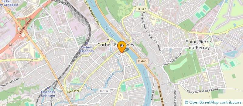 localisation de l'entreprise SOCIETE SCE à CORBEIL-ESSONNES