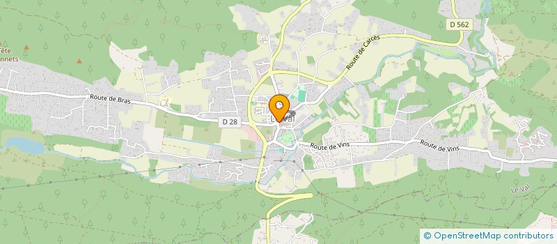 localisation de l'entreprise SOCIETE SCIENTIFIQUE INTERNATIONALE POUR L'ETUDE PLURIDISCIPLINAIRE DE LA PIERRE SECHE à LE VAL