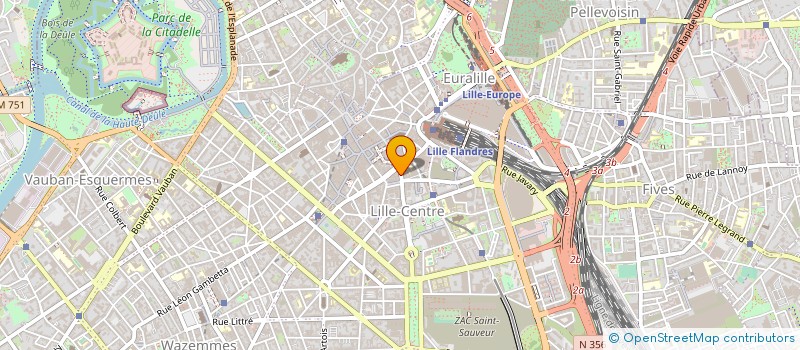 localisation de l'entreprise SOCIETE SCOFII à LILLE
