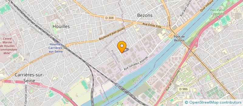 localisation de l'entreprise SOCIETE SCOLA à BEZONS