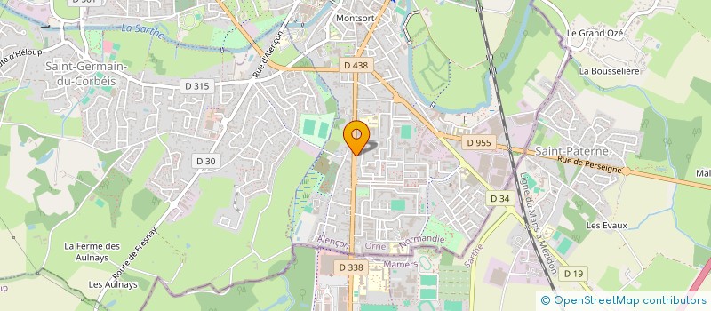 localisation de l'entreprise SOCIETE SCOP FRISCOP à ALENCON