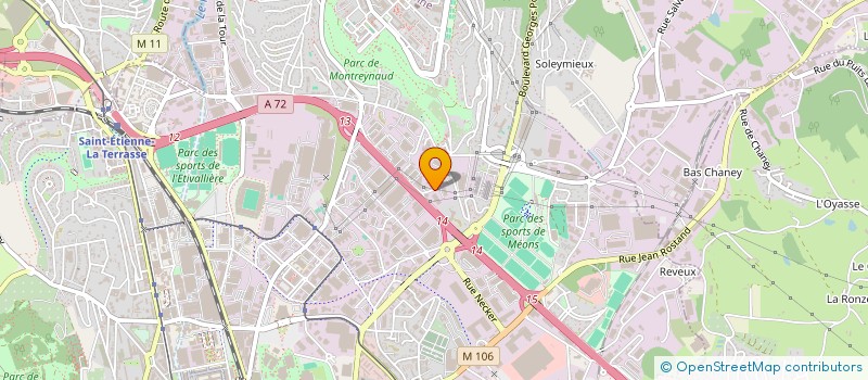 localisation de l'entreprise SOCIETE SCRIBE à SAINT-ETIENNE