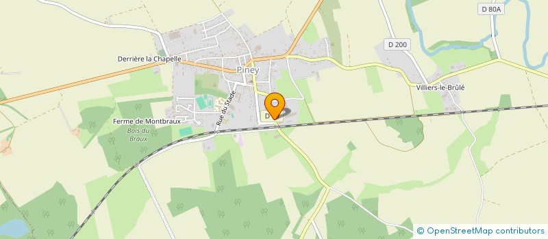 localisation de l'entreprise SOCIETE SCURI PERE ET FILS  PINEY