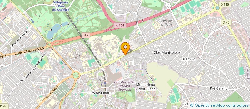 localisation de l'entreprise SOCIETE SDM à VILLEPINTE