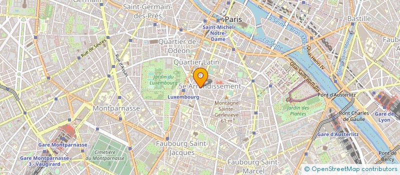 localisation de l'entreprise SOCIETE SEBASTIEN DEGARDIN à PARIS