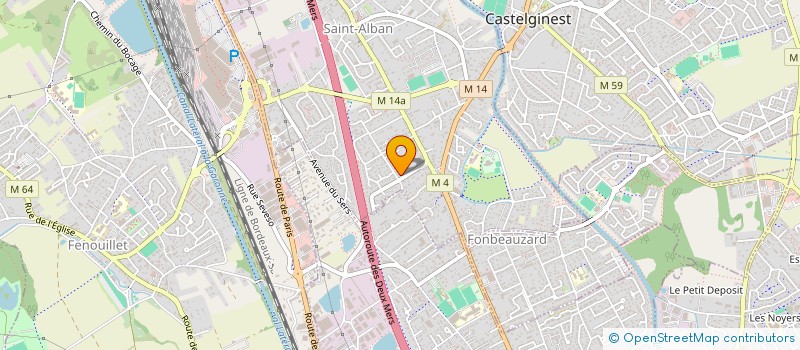 localisation de l'entreprise SOCIETE SEBEA  SAINT-ALBAN