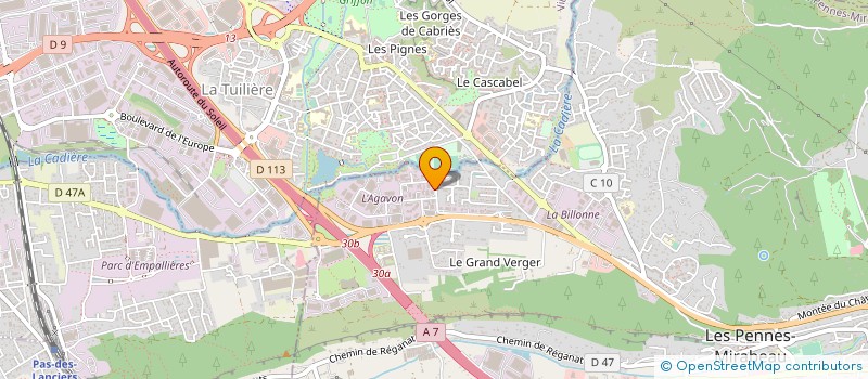 localisation de l'entreprise SOCIETE SECURITY MARITIME à LES PENNES-MIRABEAU