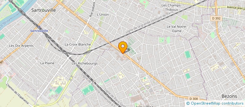 localisation de l'entreprise SOCIETE SEFOR à HOUILLES