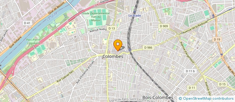 localisation de l'entreprise SOCIETE SEGEM SCOP à COLOMBES