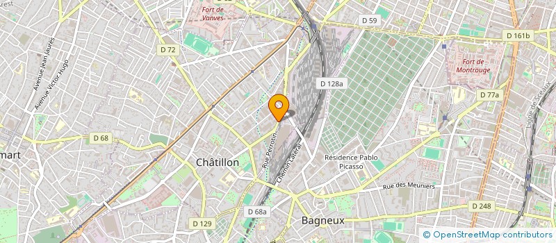 localisation de l'entreprise SOCIETE SELECTRO à CHATILLON
