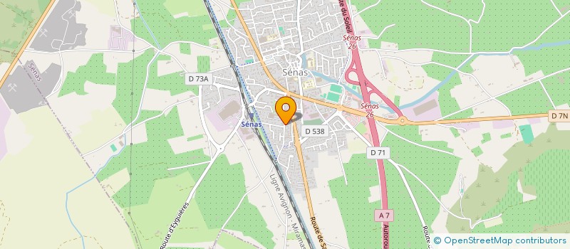 localisation de l'entreprise SOCIETE SENASSAISE D'ELECTRICITE à SENAS
