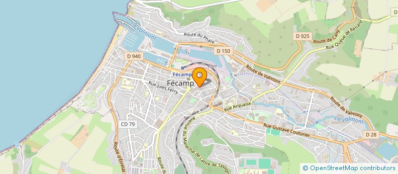 localisation de l'entreprise SOCIETE SERGE FROMENTIN à FECAMP