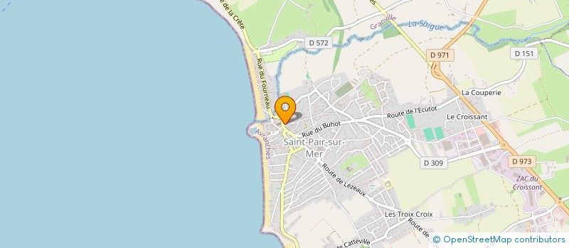 localisation de l'entreprise SOCIETE SERIA à SAINT-PAIR-SUR-MER