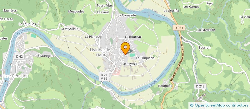 localisation de l'entreprise SOCIETE SERIPARQUET à DECAZEVILLE