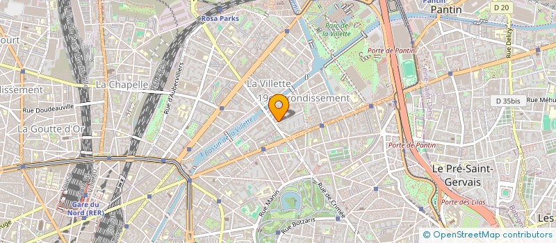 localisation de l'entreprise SOCIETE SERPICO  PARIS