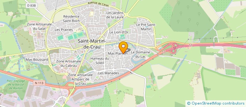 localisation de l'entreprise SOCIETE SERVICE AERO MAINTENANCE à SAINT-MARTIN-DE-CRAU