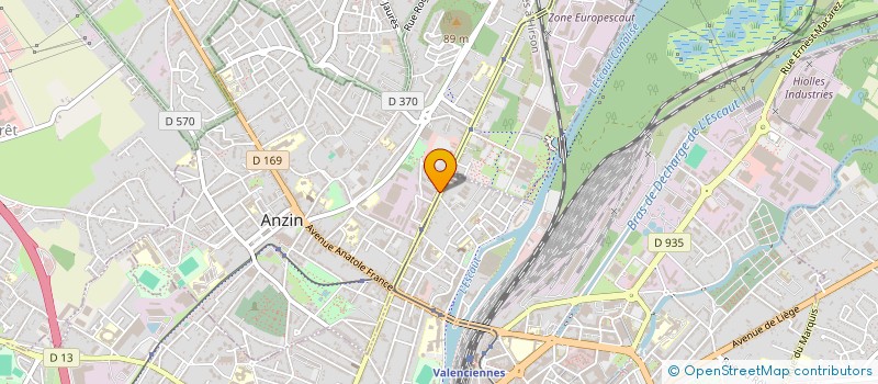 localisation de l'entreprise SOCIETE SERVICE DIFFUSION AUTOMOBILE  ANZIN