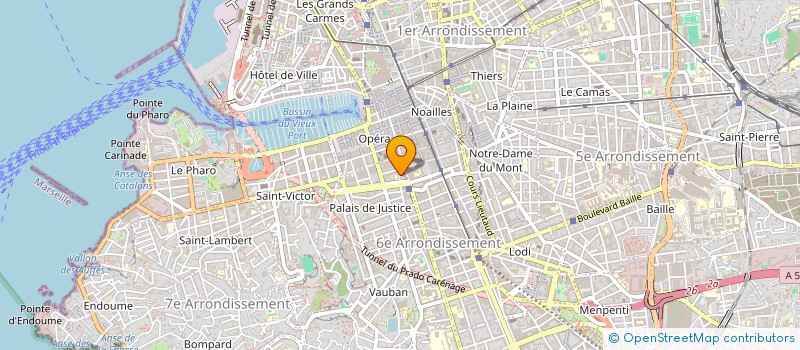 localisation de l'entreprise SOCIETE SERVICE MEDITERRANEE D'EDITION à MARSEILLE