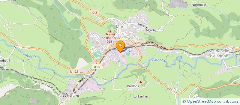 localisation de l'entreprise SOCIETE SERVICES JAMBON à MURAT