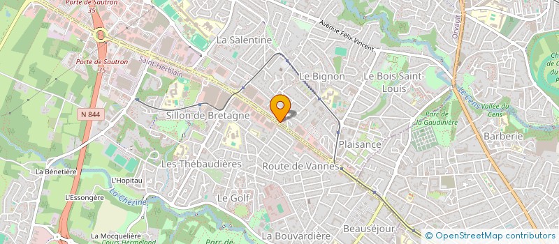 localisation de l'entreprise SOCIETE SG FIT à ORVAULT