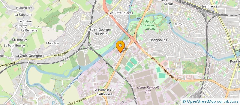localisation de l'entreprise SOCIETE SIA-DUMOUTIER à LE MANS