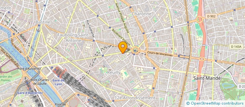 localisation de l'entreprise SOCIETE SIEGES ET TAPISSERIES DIFFUSION à PARIS
