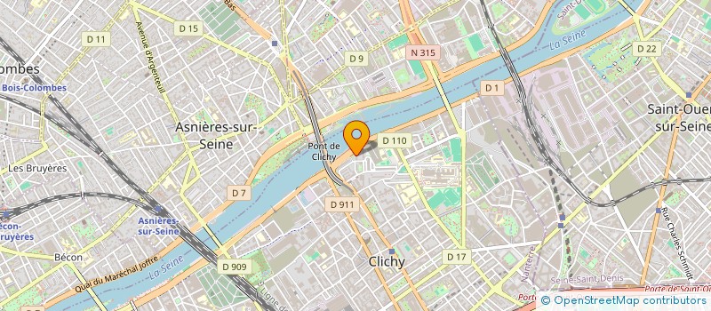 localisation de l'entreprise SOCIETE SIGNORELLI à CLICHY