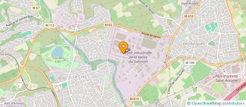localisation de l'entreprise SOCIETE SILBAT SOLS INDUSTRIELS DU LANGUEDOC ET BATIMENTS à VENDARGUES