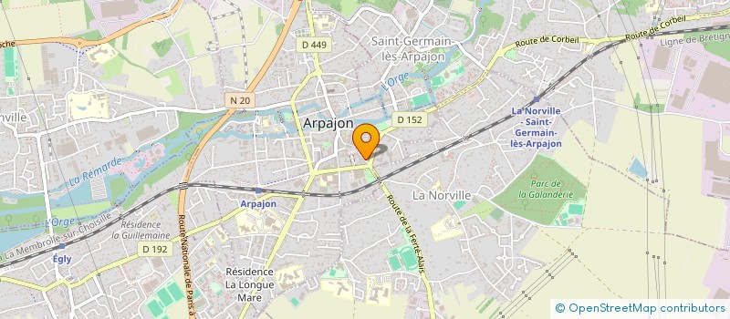 localisation de l'entreprise SOCIETE SIMH'A à ARPAJON