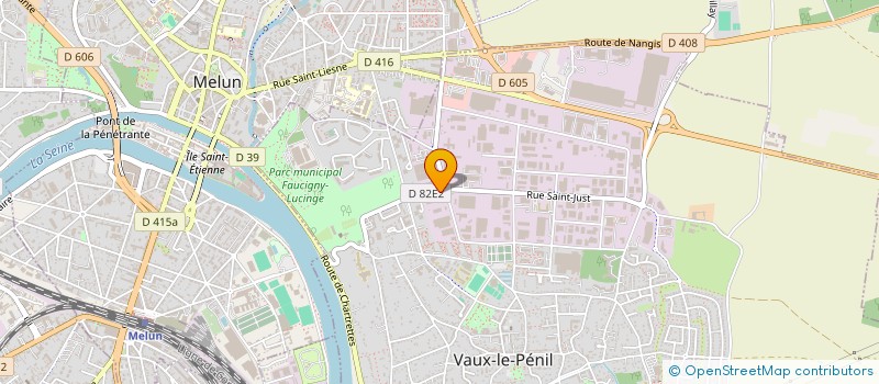localisation de l'entreprise SOCIETE SIMOD à VAUX-LE-PENIL