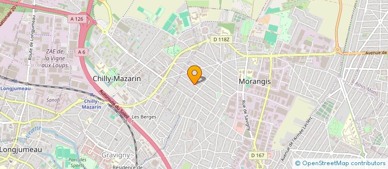 localisation de l'entreprise SOCIETE SIMOES à MORANGIS