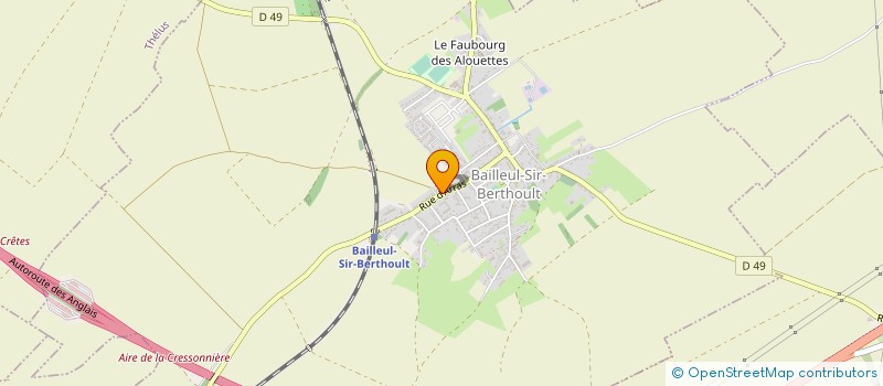 localisation de l'entreprise SOCIETE SITELEC à BAILLEUL-SIR-BERTHOULT