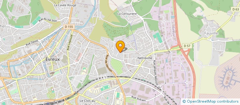 localisation de l'entreprise SOCIETE SIZEM  EVREUX