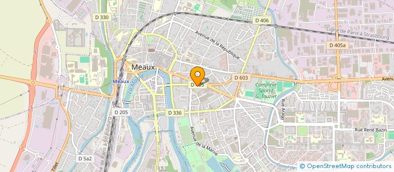 localisation de l'entreprise SOCIETE SKG à MEAUX