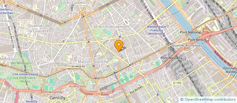 localisation de l'entreprise SOCIETE SM à PARIS