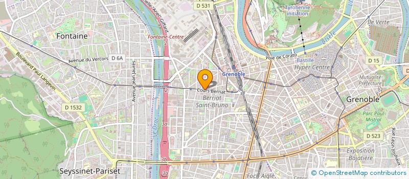 localisation de l'entreprise SOCIETE SN38 à GRENOBLE