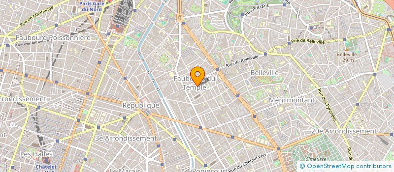 localisation de l'entreprise SOCIETE SODETI à PARIS