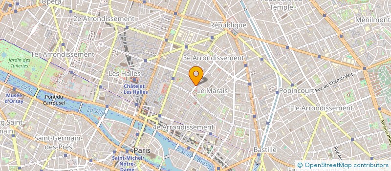 localisation de l'entreprise SOCIETE SODIPARK à PARIS