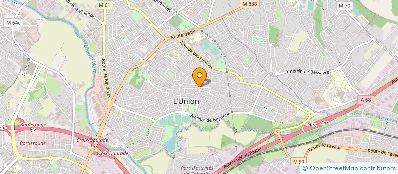 localisation de l'entreprise SOCIETE SODIPREL à L'UNION