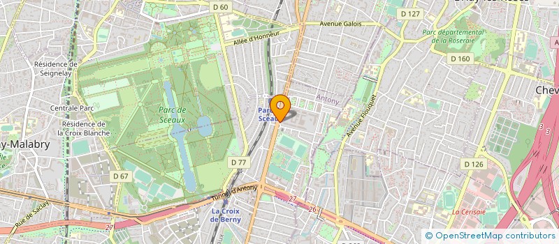 localisation de l'entreprise SOCIETE SOFIA à ANTONY