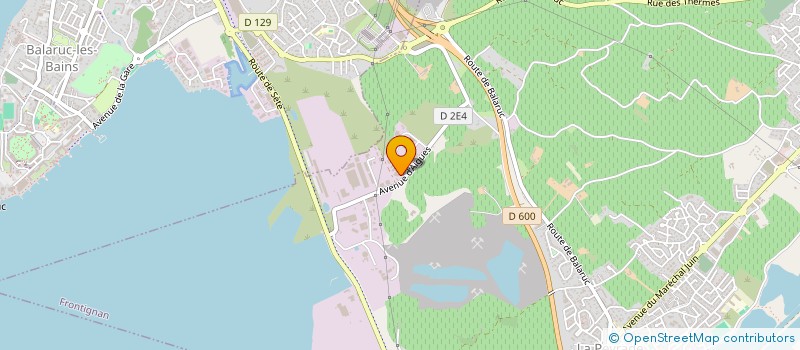 localisation de l'entreprise SOCIETE SOGAP à FRONTIGNAN
