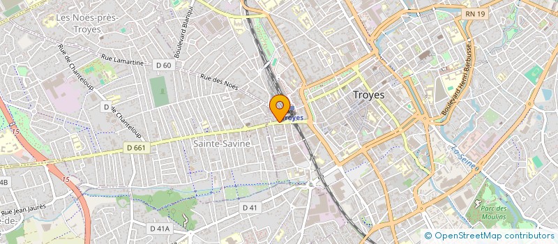 localisation de l'entreprise SOCIETE SOLAVI  TROYES