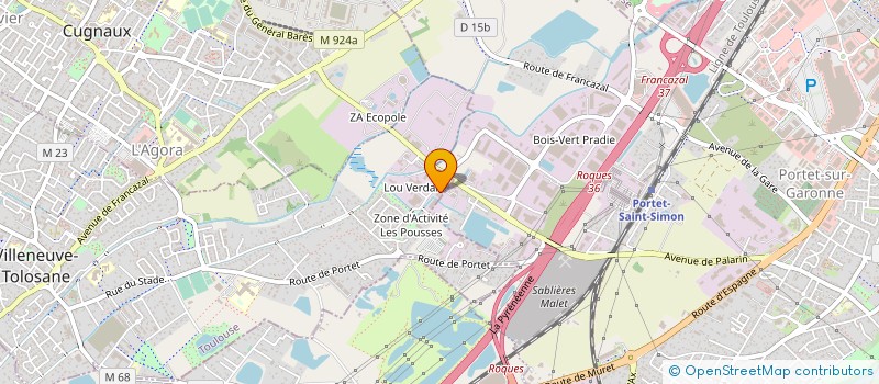 localisation de l'entreprise SOCIETE SOLDEVILA à VILLENEUVE-TOLOSANE