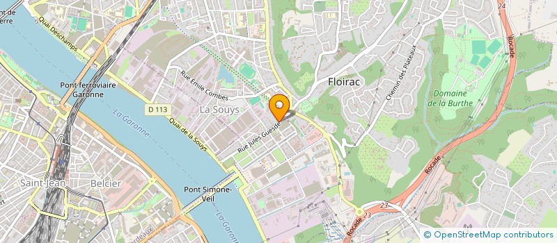 localisation de l'entreprise SOCIETE SOLIBAT  FLOIRAC