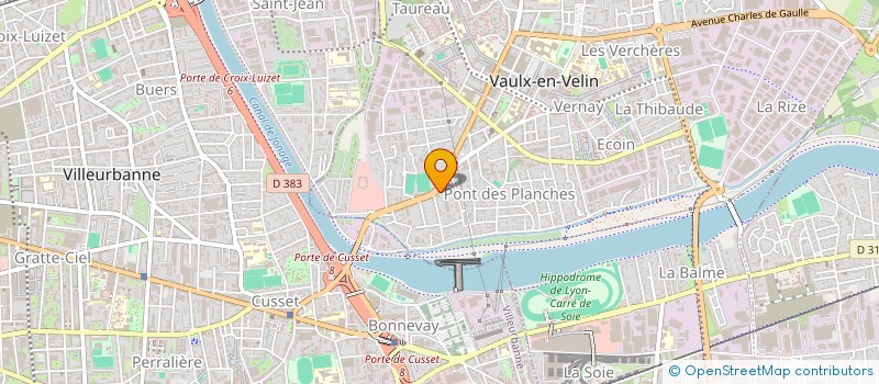 localisation de l'entreprise SOCIETE SOLYMEGE à VAULX-EN-VELIN