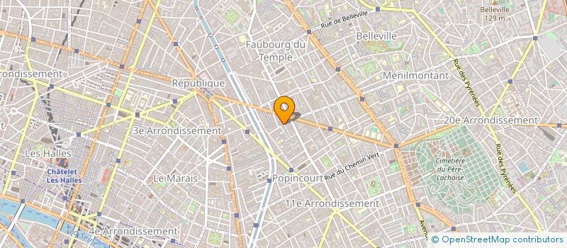 localisation de l'entreprise SOCIETE SOMODI à PARIS