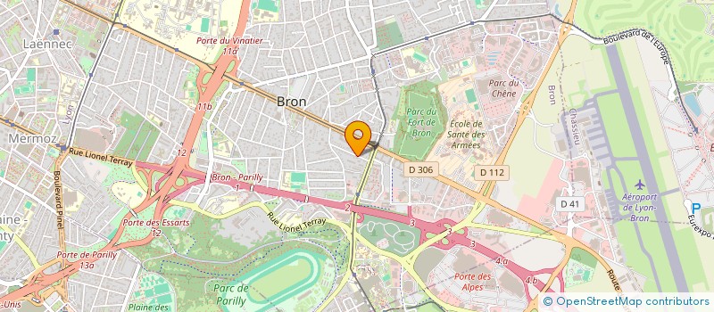 localisation de l'entreprise SOCIETE SOPHIA 4 IMMOBILIERE - SS4I  BRON