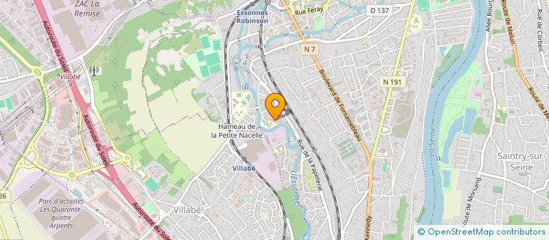 localisation de l'entreprise SOCIETE SOSTYL à CORBEIL-ESSONNES
